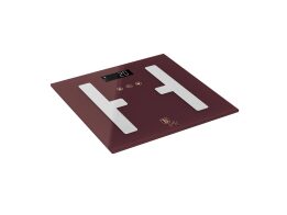 Berlinger Haus Γυάλινη Ψηφιακή Ζυγαριά Μπάνιου έως 180kg 30x30cm, Leonardo Collection BH-9756