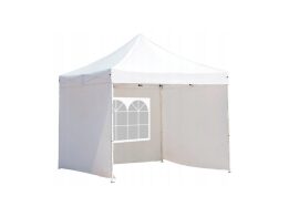 Πανί Ανταλλακτικό για Κιόσκι 600D Gazebo με 4 Πλευρές από Oxford, σε Λευκό Χρώμα, 2.9x2.9 m