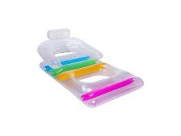 Bestway Φουσκωτό Στρώμα Θαλάσσης Πολυθρόνα με Πλάτη και Μπράτσα, 165x89 cm, 9672