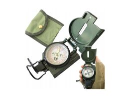 Επαγγελματική Πυξίδα Στρατιωτικού Τύπου με Μεταλλικό Σώμα και Κλειστό Κάλυμμα