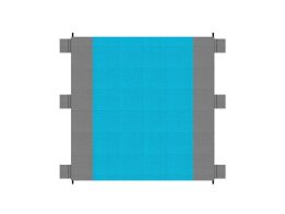 XXL Αδιάβροχη Κουβέρτα Πικ Νικ και Παραλίας με Θήκες Σταθεροποίησης και Πασαλάκια, 208x208 cm