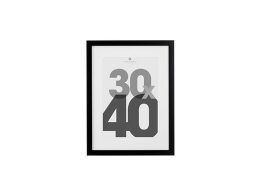 Ξύλινη Κορνίζα με Μαύρο Πλαίσιο από MDF, για Οριζόντια ή Κάθετη Τοποθέτηση, 30x40 cm