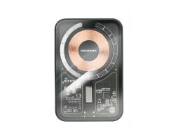 Grundig Διάφανο Ασύρματο Powerbank 5000mAh, με Θύρα USB-C, Συμβατό με MagSafe