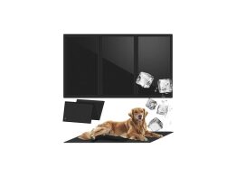 Δροσιστικό Στρώμα για Σκύλους και Γάτες, XXL σε Μαύρο Χρώμα, 70x110 cm, Cooling Gel Mat