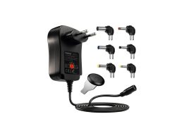 Ρυθμιζόμενο Τροφοδοτικό Ρεύματος 3-12V με USB και 6 Αντάπτορες 30W