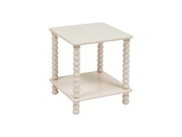 Ξύλινο Έπιπλο Κομοδίνο από MDF,  με 2 Ράφια, 40x40x44 cm