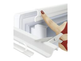 Αυτοκόλλητη Ταινία Στεγανοποίησης 4m για Παράθυρα και Πόρτες, σε Λευκό Χρώμα