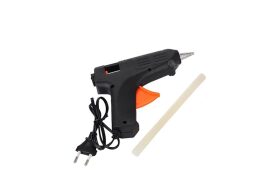 Πιστόλι Σιλικόνης 220–240V με 1 Ανταλλακτικό Στικ, σε Μαύρο Χρώμα, 15.5x3x14.5 cm