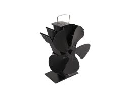 Kaminer Ανεμιστήρας για Τζάκι και Ξυλόσομπα με 5 Έλικες με Λειτουργία χωρίς Ρεύμα, 16.3x9.5x2.2 cm