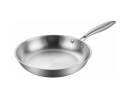 Edenberg Αντικολλητικό Τηγάνι 22 cm από Ανοξείδωτο Ατσάλι 430 Inox Series, EB-7662