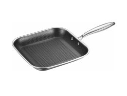Edenberg Τηγάνι Γκριλ Grill 28 cm από Ανοξείδωτο Ατσάλι, με Αντικολλητική Επίστρωση, EB-7658