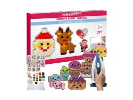 Σετ Παιδική Χειροτεχνία Χάντρες Σιδερώματος 3D με 6000 Χάντρες σε 13 Χρώματα, 14.5x14.5 cm
