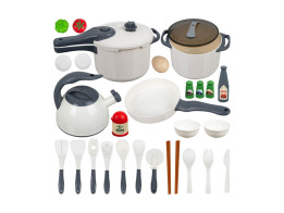 Kruzzel Σετ Κουζινικά, Παιχνίδι Μαγειρικής, 32 τεμαχίων, 26x25x15 cm, 26330