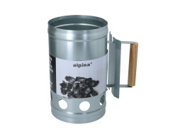 Alpina Δοχείο Εκκίνησης για Κάρβουνα Ψησταριάς, 25.5x16.7x27.4 cm
