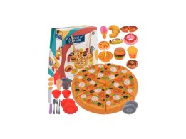 Παιδικό Σετ Μαγειρικής Πίτσας και Fast Food 42 τεμαχίων με Βέλκρο