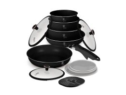 Berlinger Haus BH-8419 Σετ Μαγειρικά Σκεύη 13 Τμχ Black Rose Collection