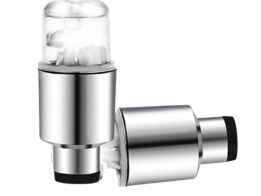 Αδιάβροχα Σετ Καπάκια Βαλβίδας με LED RGB 2 Τμχ για Αυτοκίνητο, Μοτοσυκλέτα και Ποδήλατο