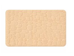 Αντιολισθητικό Πατάκι Μπάνιου Απορροφητικό σε Μπεζ Χρώμα, 50x80 cm