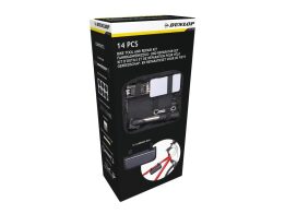 Dunlop Σετ Επισκευής Ποδήλατου Αξεσουάρ με 14 Τεμάχια με Θήκη Μεταφοράς, 35122