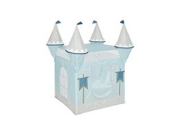 Aria Trade Παιδική Σκηνή Pop Up Tent σε σχήμα Κάστρου, σε Μπλε χρώμα, 130x78x78 cm