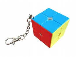 Aria Trade Μπρελόκ Κύβος Rubik Mini  Εκπαιδευτικό Puzzle Speed Cube, 2x2