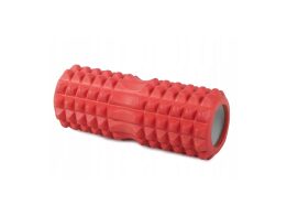 Aria Trade Συμπαγής Κύλινδρος Γυμναστικής Foam Roller για  Crossfit και Yoga 32cm, σε Κόκκινο Χρώμα