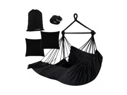 Gardlov Κρεμαστή Αιώρα Κήπου Boho Style με 2 Μαξιλάρια Μέγιστου Βάρους Αντοχής έως 150kg, 220x100x115 cm