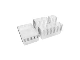 Ruhhy Διάφανα Organizer Συρταριού 25τμχ Modular με Αντιολισθητικά Pads