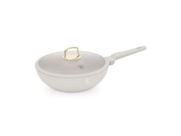 Berlinger Haus Αντικολλητικό Τηγάνι Wok 28cm με Καπάκι, Sahara Collection BH-8064N
