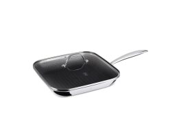 Berlinger Haus Γκριλ Grill Τηγάνι με Καπάκι 28 cm Ανοξείδωτο με Καπάκι, Eternal Collection BH-8520