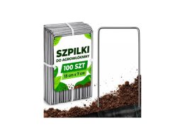 Σετ Μεταλλικά Καρφιά Στερέωσης Γεωυφάσματος 100 Τεμαχίων U 15cm