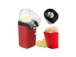 Aria Trade Συσκευή Παρασκευής Ποπ Κορν 0.27lt Pop Corn Maker Ζεστού Αέρα 1200W