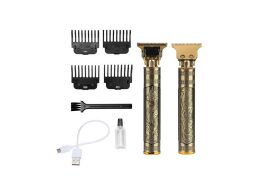 Aria Trade Επαναφορτιζόμενη Κουρευτική Μηχανή και Trimmer για Μαλλιά και Γένια 5W με 4 Χτενάκια