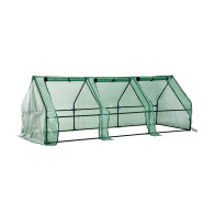 Outsunny Μεταλλικό Θερμοκήπιο 270 x 90 x 90 cm 01-0469