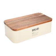 Estia Ψωμιέρα Allure Μεταλλική 42x23x13cm 01-24833 Ivory