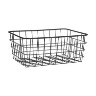 Estia Καλαθι Οργανωσησ Μεταλλικο 28x22x12.5cm Μαυρο  01-26721