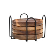 Estia Σουβερ Allure 10x1.5cm Με Μεταλλικη Βαση Σετ 4 Τεμ.  01-30919