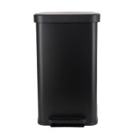 Estia Καδοσ Απορριματων Flatop Soft Close 70lt Ματ Μαυροσ  01-31985