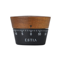 Estia Χρονομετρο Κουζινασ Allure Αναλογικο 60 Λεπτων Μαυρο  01-32722