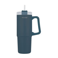 Homely Θερμοσ Straw Tumbler 900ml Indigo Blue  01-34511