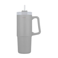 Homely Θερμοσ Straw Tumbler 900ml Pebble Gray  01-34542