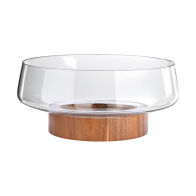 Estia Σαλατιερα Allure Με Ξυλινη Βαση 26cm  01-36614