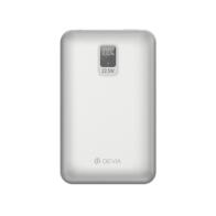 Φορτιστής Ανάγκης Devia EP208 MINI 22.5W 20000mAh με 2 Ενσωματωμένα Καλώδια Ultra4 Ασημί