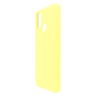Θήκη Liquid Silicon inos Samsung A217F Galaxy A21s L-Cover Κίτρινο
