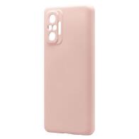 Θήκη Liquid Silicon inos Xiaomi Redmi Note 10 Pro/ Note 10 Pro Max L-Cover Σομόν