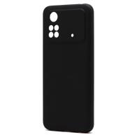 Θήκη Liquid Silicon inos Xiaomi Poco M4 Pro L-Cover Μαύρο