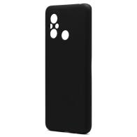 Θήκη Liquid Silicon inos Xiaomi Redmi 12C L-Cover Μαύρο