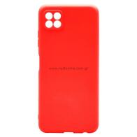 Θήκη Soft TPU inos Samsung A226B Galaxy A22 5G S-Cover Κόκκινο