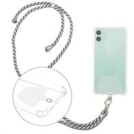 Universal Λουράκι Λαιμού inos για Κινητά Μαύρο-Λευκό