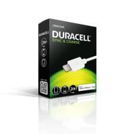 Duracell Καλώδιο Σύνδεσης USB 2.0 USB A to MFI Lightning 2m Λευκό